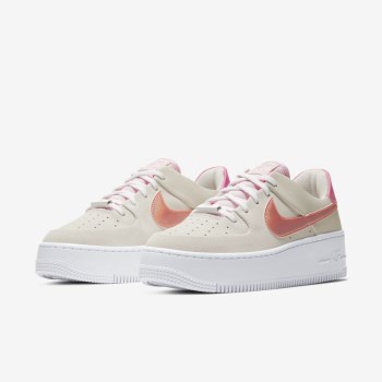 Nike Air Force 1 Sage Low - Női Utcai Cipő - Világos/Rózsaszín/Rózsaszín/Piros